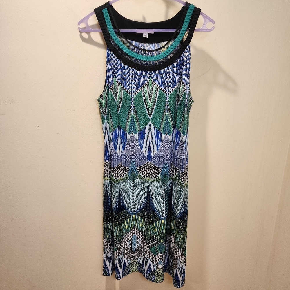 SANDRA DARREN casual Sleevesless Short Dress size 14